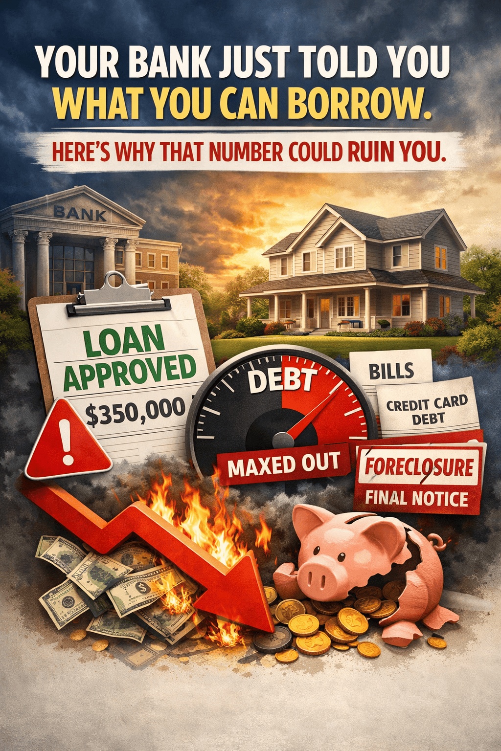 Your Bank Just Told You What You Can Borrow. Here's Why That Number Could Ruin You.